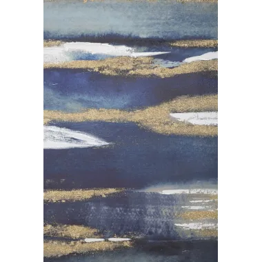 OBRAZ NA PŁÓTNIE DARK BLUE 60X2,7X80 cm